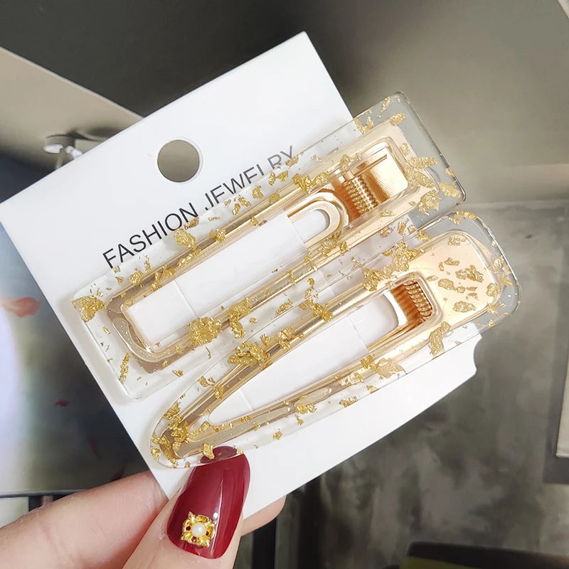 3/4pcs Set Pearl Hair Clip For Women
