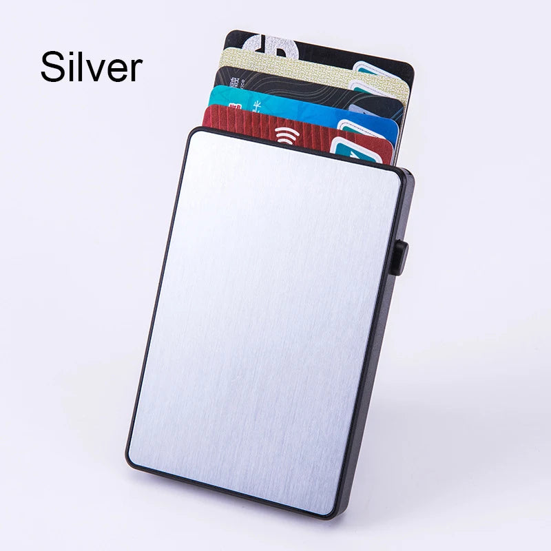 YUECIMIE Gold Thin Pop Up Card Holder