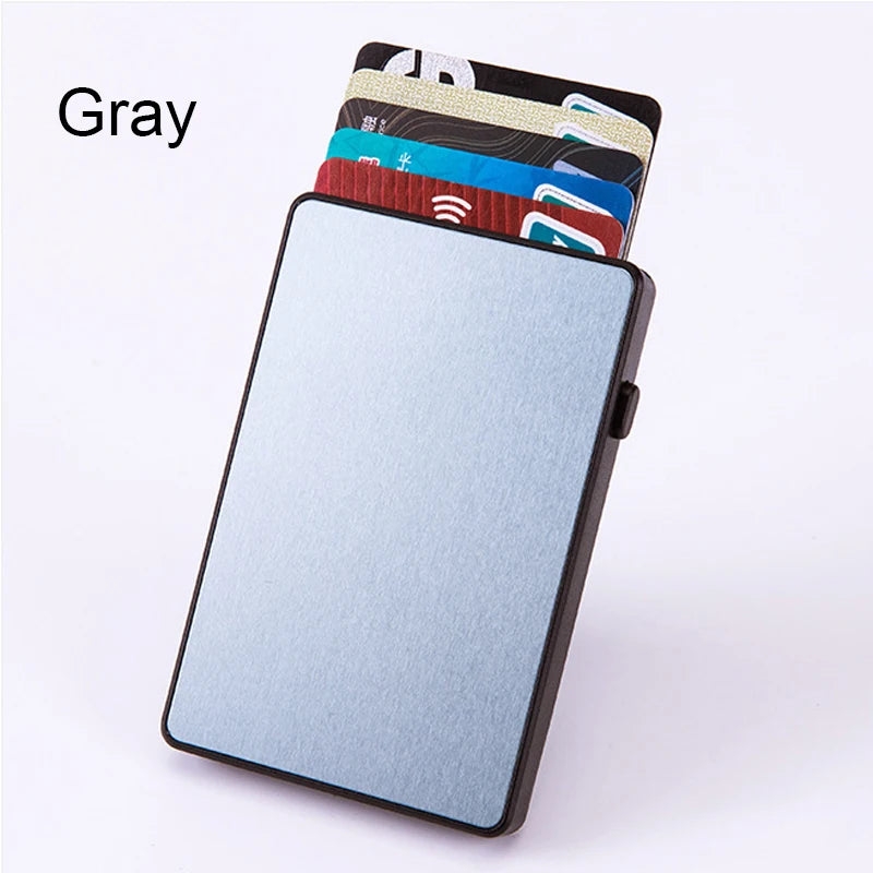 YUECIMIE Gold Thin Pop Up Card Holder