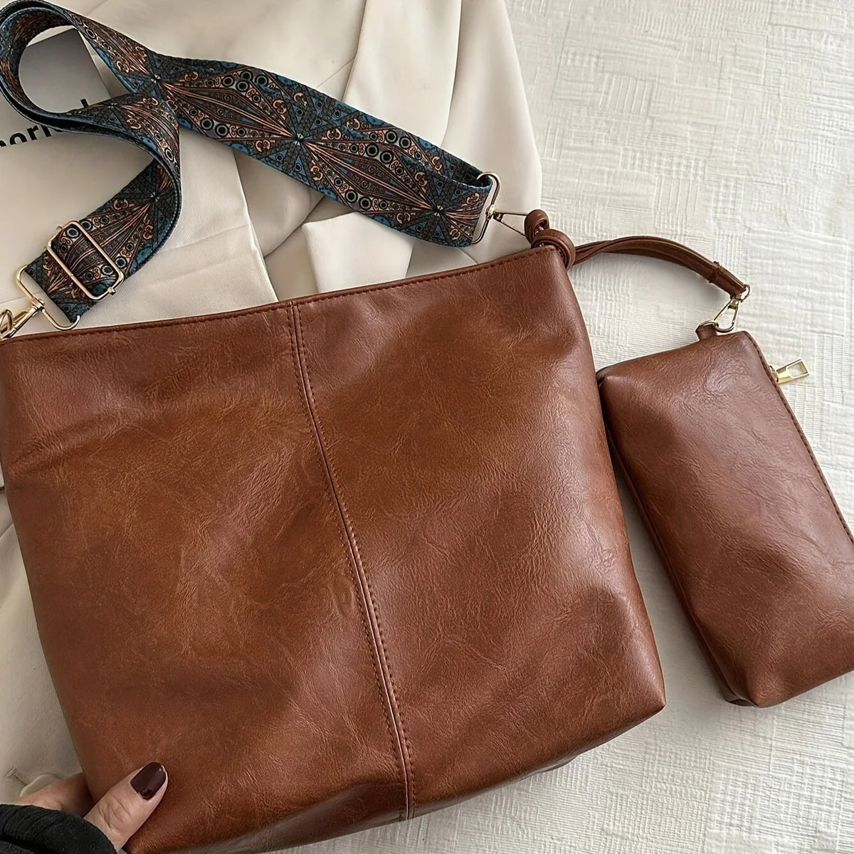2-Piece Large Capacity Bohemian Bag