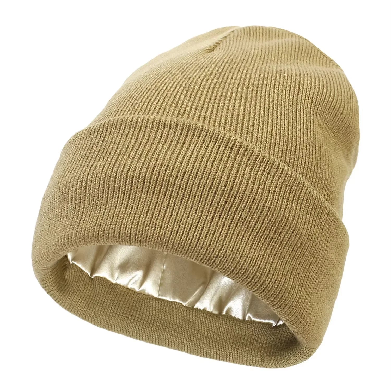 Unisex Satin Lined Beanie Hat