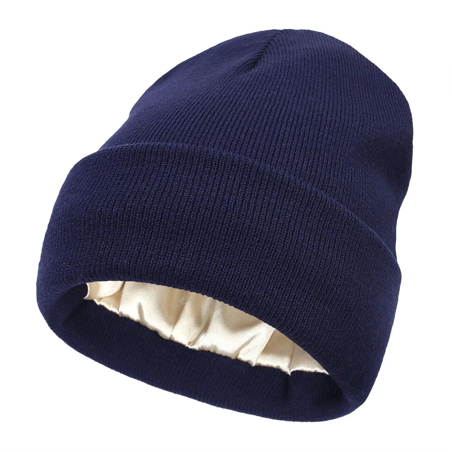 Unisex Satin Lined Beanie Hat