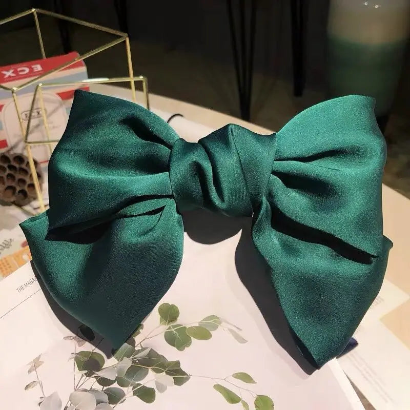 Chiffon Bow Hair Clip Women
