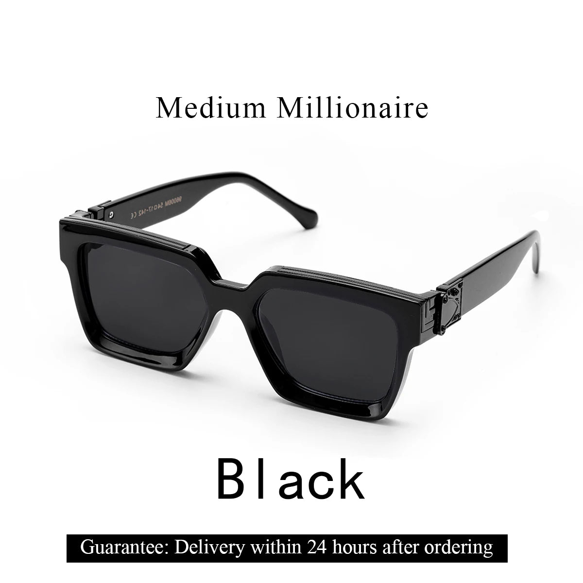 Ruiao Retro Black Sunglasses 2026
