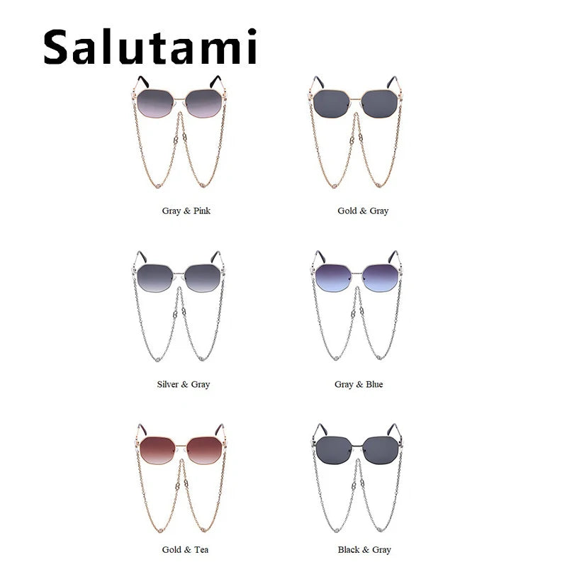 Unique Anti Falling Chain Sunglasses
