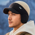Dual-Tone Knit Baseball Cap - Outdoor Activities