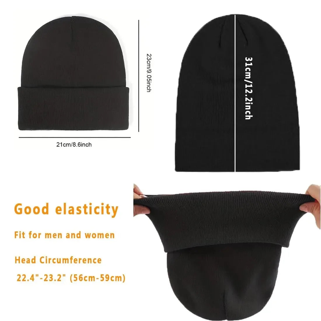 Unisex Satin Lined Beanie Hat