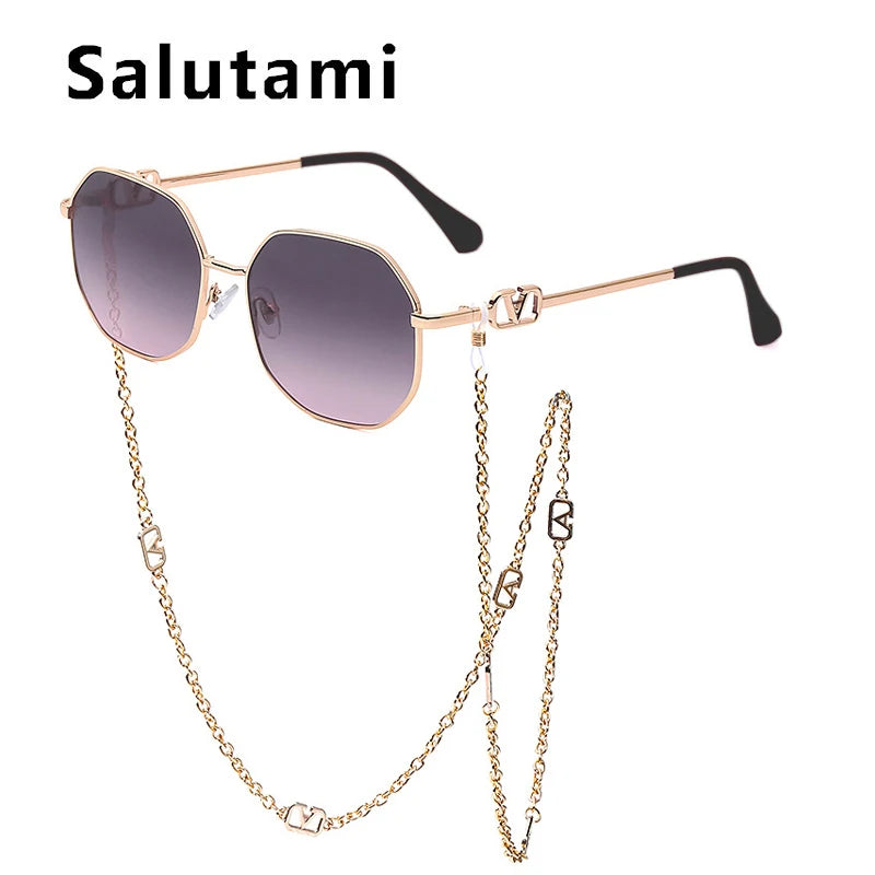 Unique Anti Falling Chain Sunglasses