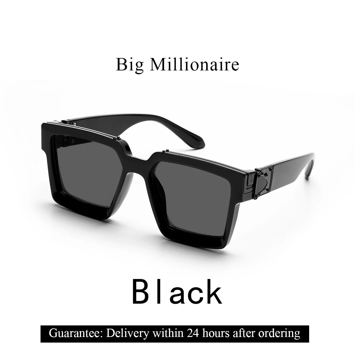 Ruiao Retro Black Sunglasses 2026