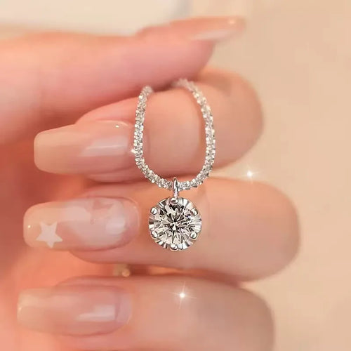 925 Sterling Silver Necklace Zircon