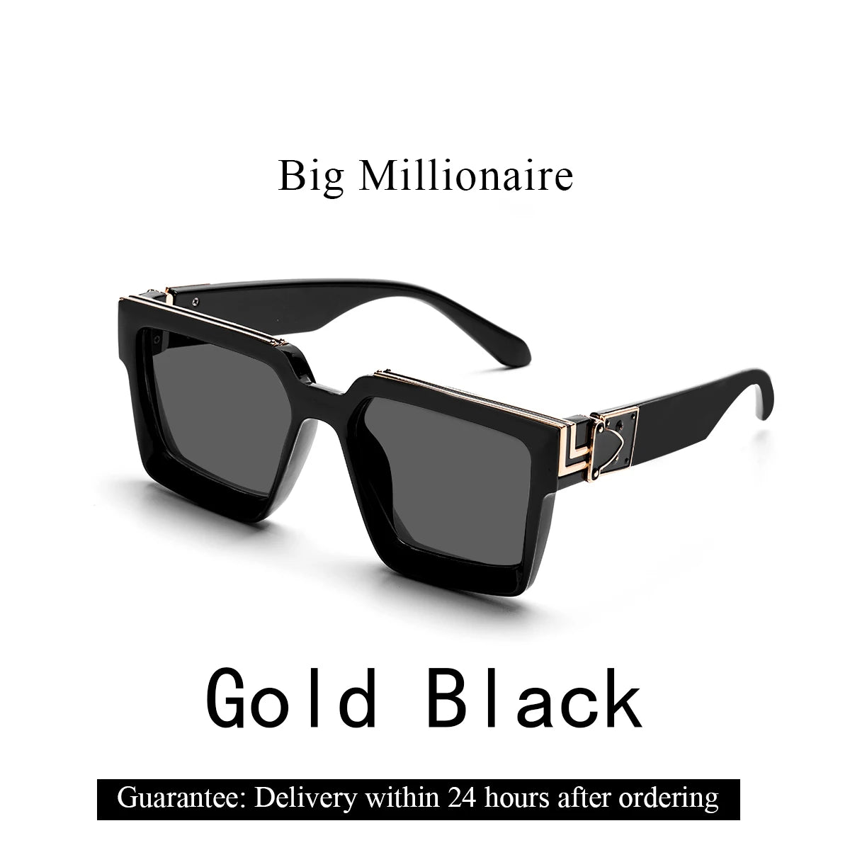 Ruiao Retro Black Sunglasses 2026