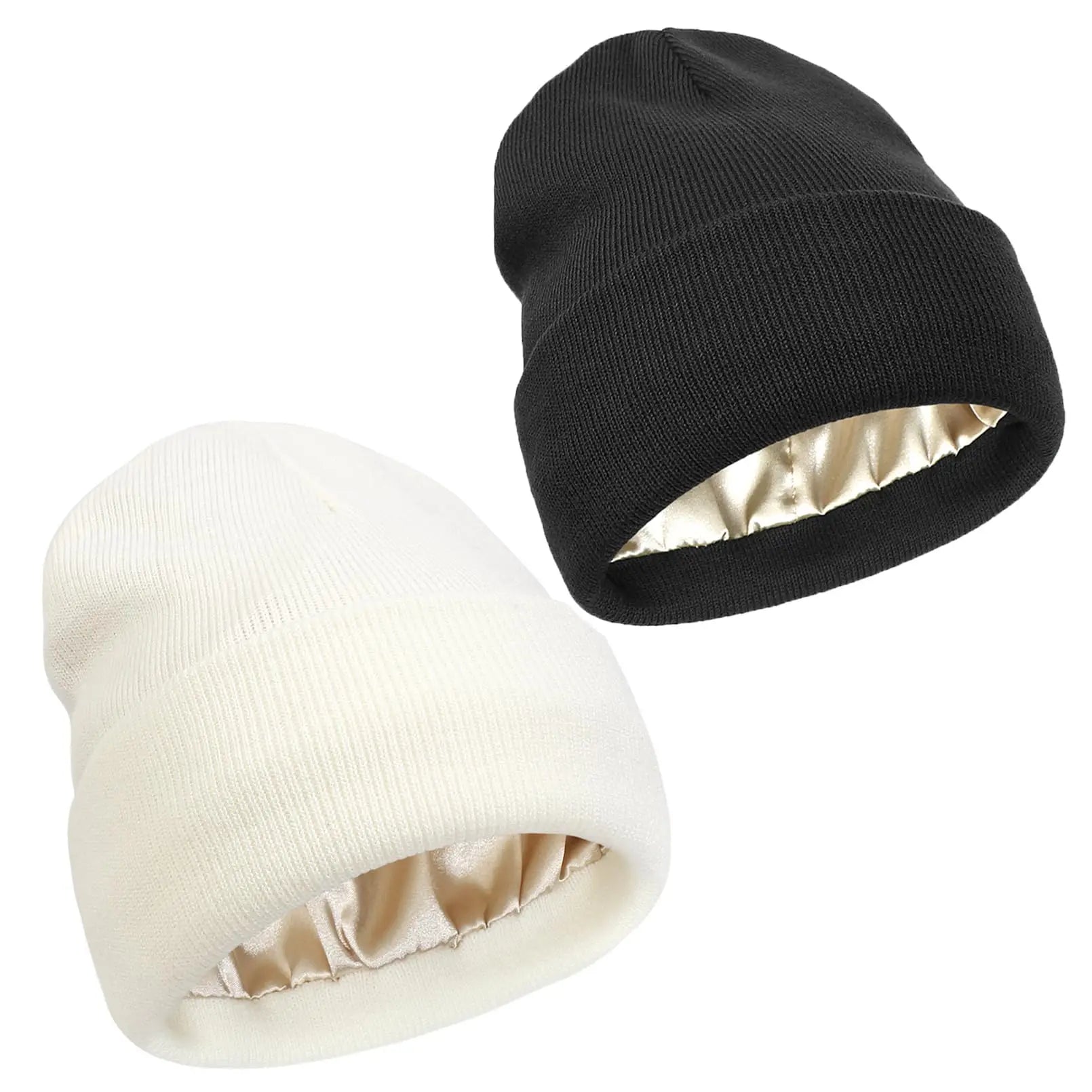 Unisex Satin Lined Beanie Hat
