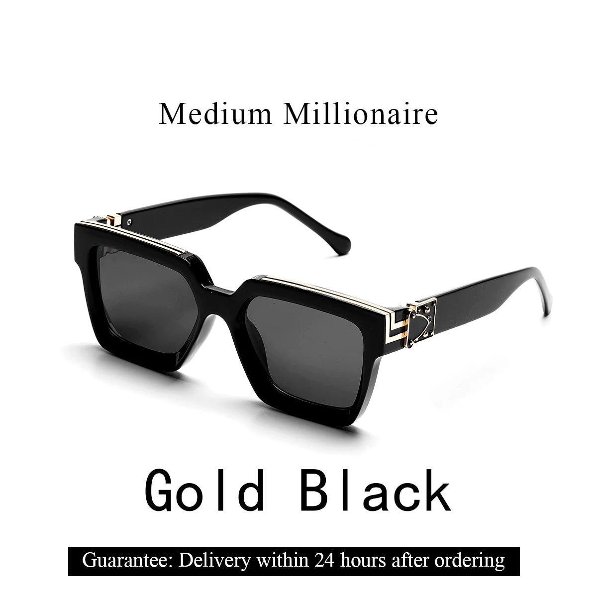 Ruiao Retro Black Sunglasses 2026