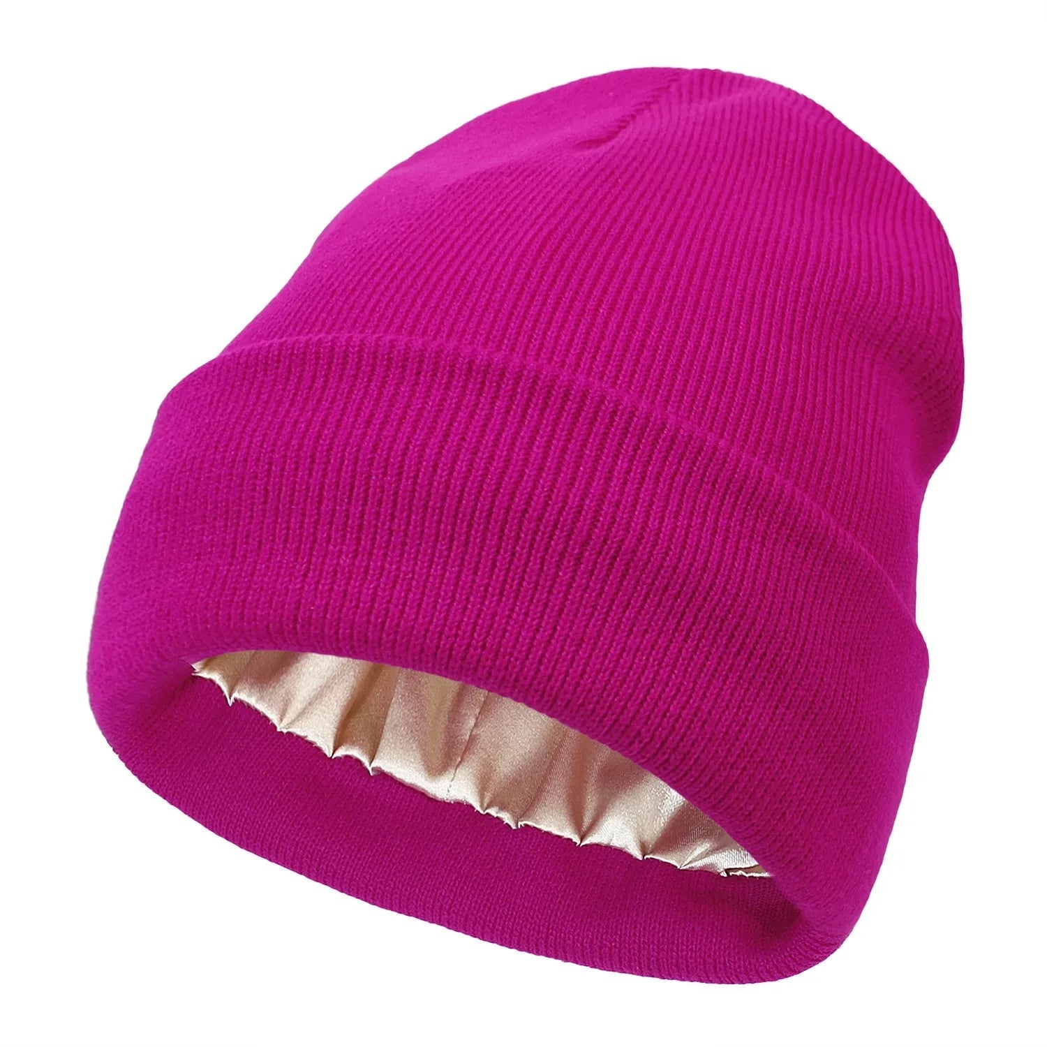Unisex Satin Lined Beanie Hat