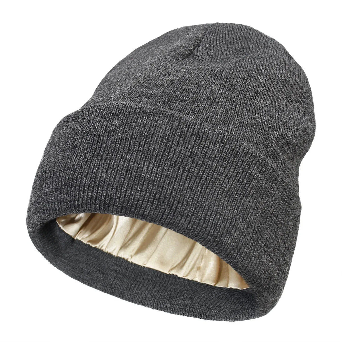 Unisex Satin Lined Beanie Hat