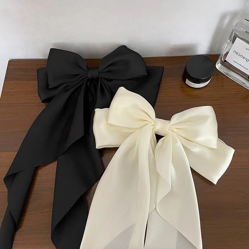 Chiffon Bow Hair Clip Women