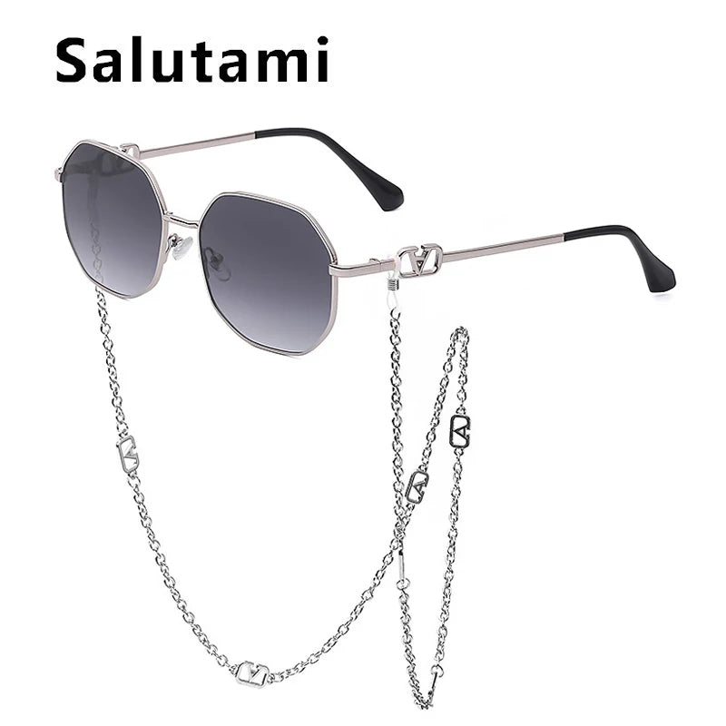 Unique Anti Falling Chain Sunglasses