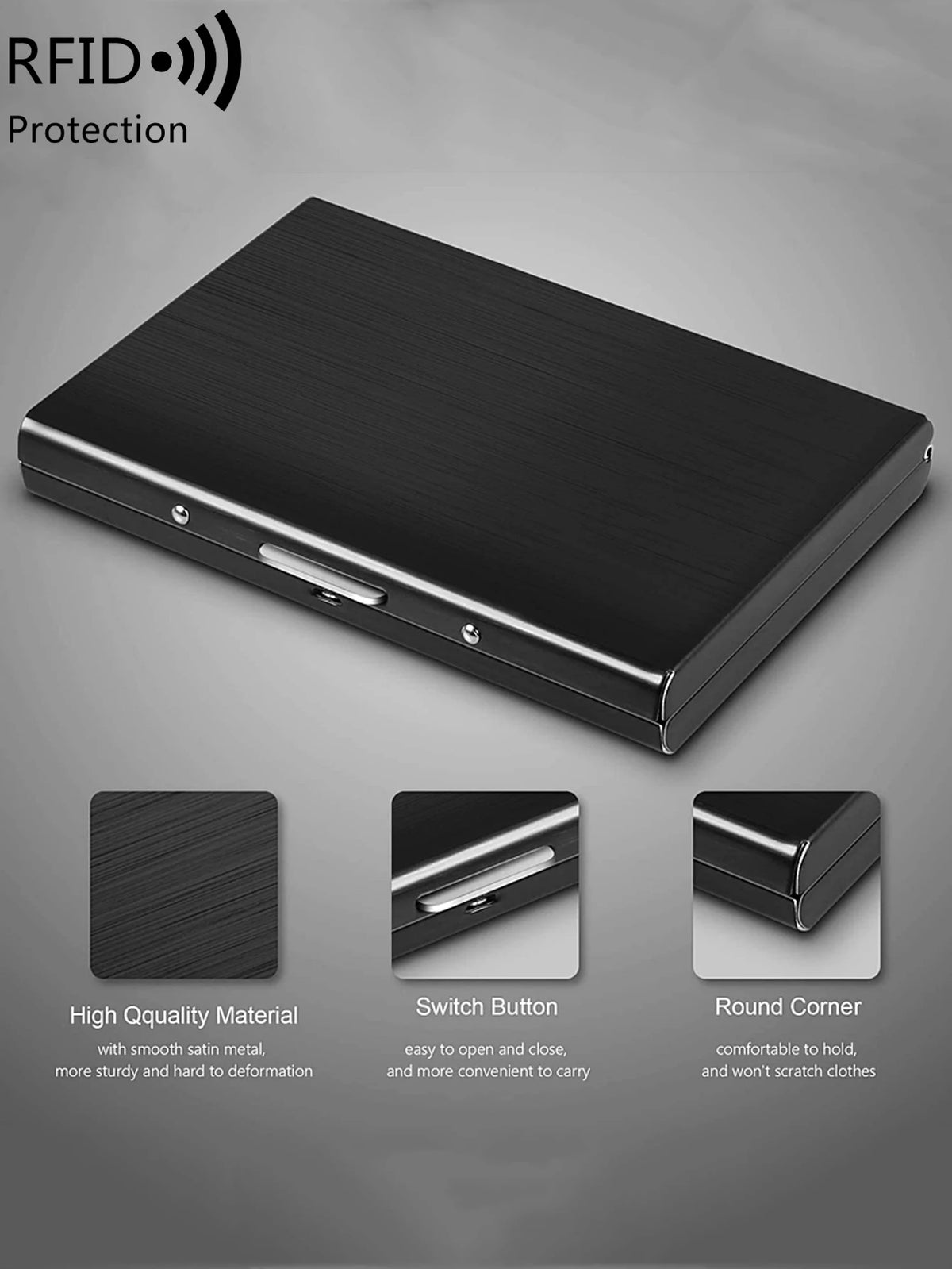 MIYIN Credit Card Holder Stainless Steel