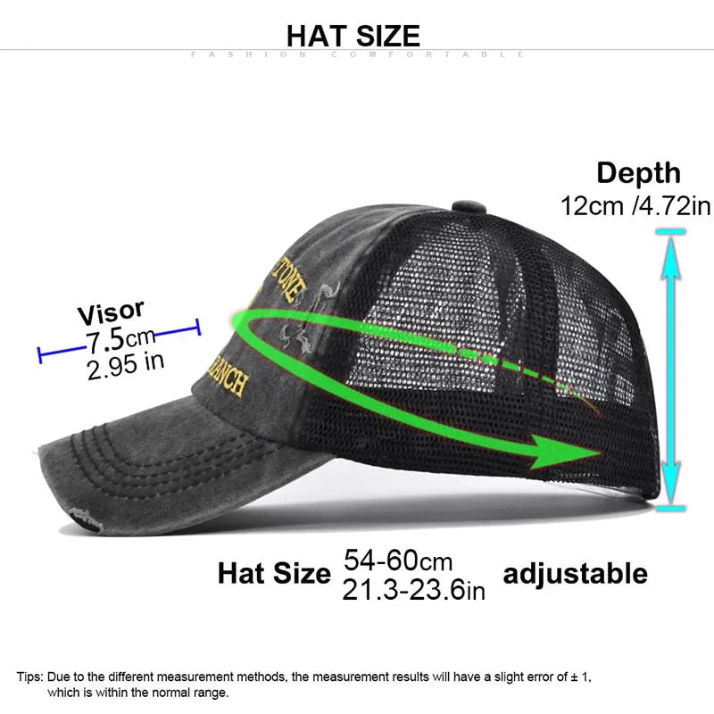 Summer Yellowstone Dutton Ranch Hat