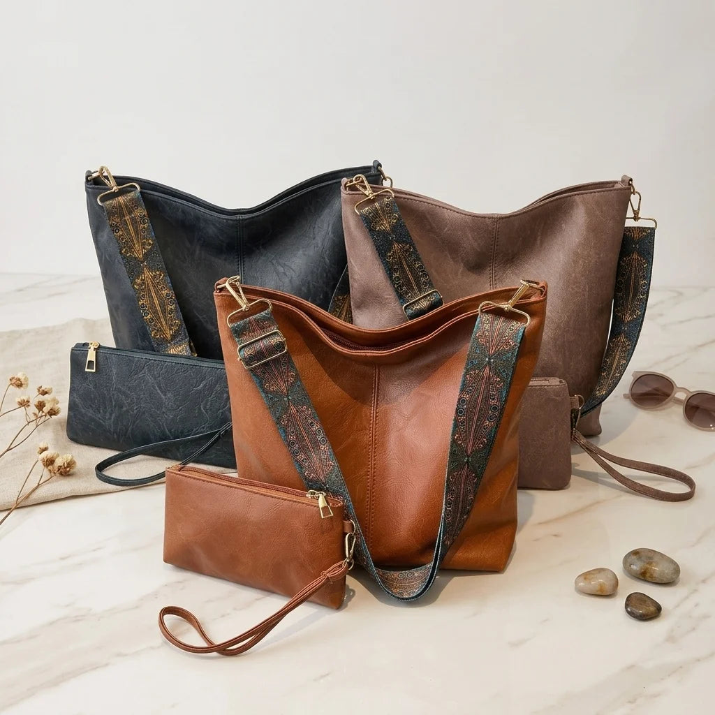2-Piece Large Capacity Bohemian Bag