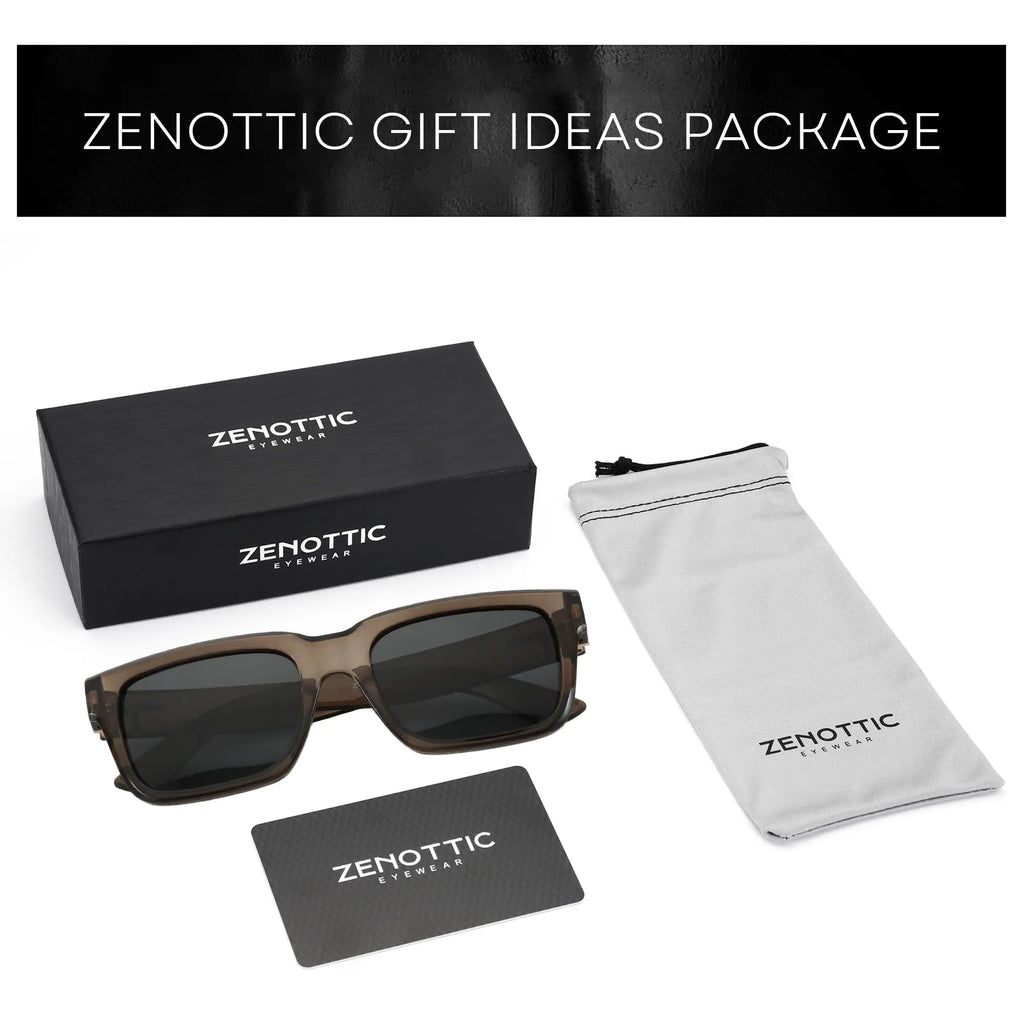 ZENOTTIC Retro Rectangle Sunglasses