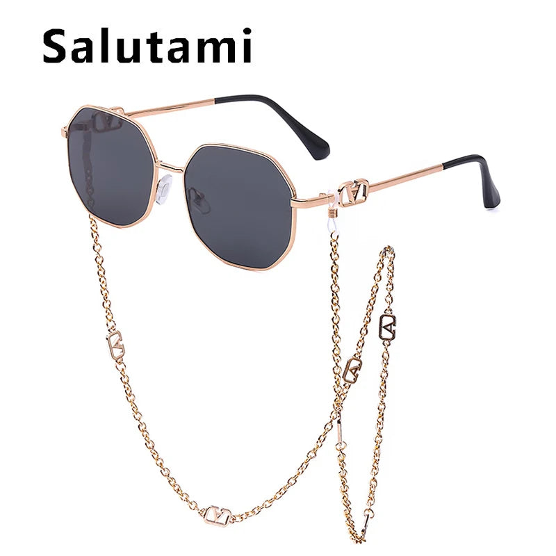 Unique Anti Falling Chain Sunglasses